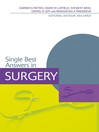 Single Best Answers in Surgery (eBook)